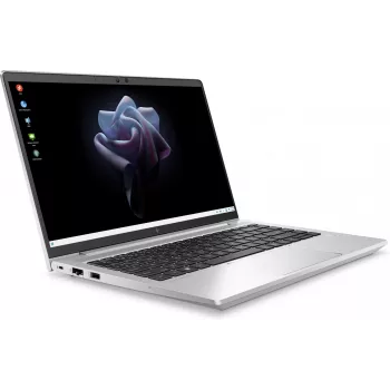 HP Elite mt645 G7 AMD Ryzen™ 3 5425U Mobilus plonas klientas 35,6 cm (14 colių) Full HD 8 GB DDR4-SDRAM 256 GB SSD Wi-Fi 6 (802.11ax) HP ThinPro OS Sidabrinis