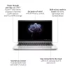HP Elite mt645 G7 AMD Ryzen™ 3 5425U Mobilus plonas klientas 35,6 cm (14 colių) Full HD 8 GB DDR4-SDRAM 256 GB SSD Wi-Fi 6 (802.11ax) HP ThinPro OS Sidabrinis