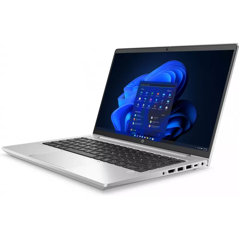 HP ProBook 445 G9 AMD Ryzen™ 5 5625U nešiojamas kompiuteris 35,6 cm (14 col.) Full HD 8 GB DDR4-SDRAM 256 GB SSD Wi-Fi 6 (802.11ax) Windows 11 Pro sidabrinis