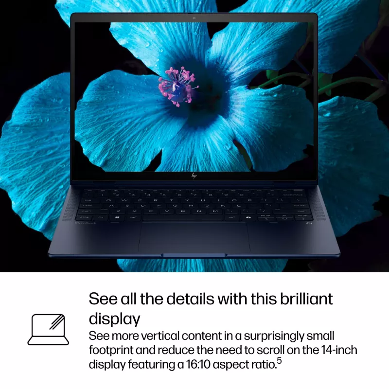 Hibridinis nešiojamas kompiuteris HP EliteBook X Flip G1i 14 colių Intel Core Ultra 7 1TB SSD