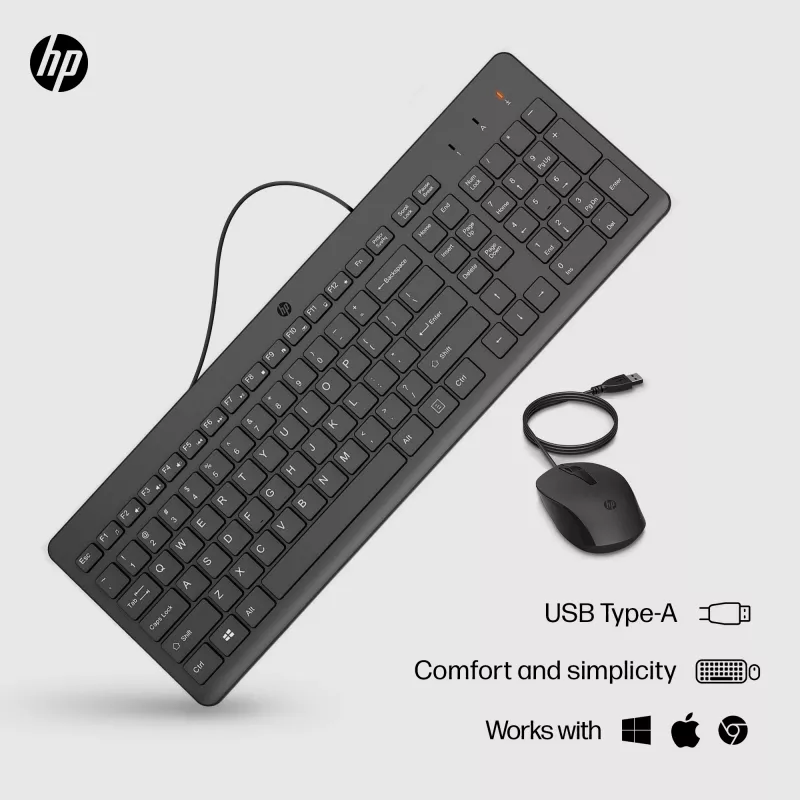 HP 150 belaidė pelė ir klaviatūra