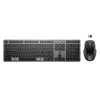 HP 725 Multi-Device belaidis klaviatūros ir pelės rinkinys, pilno dydžio, įkraunamas, Bluetooth, RF, juodas