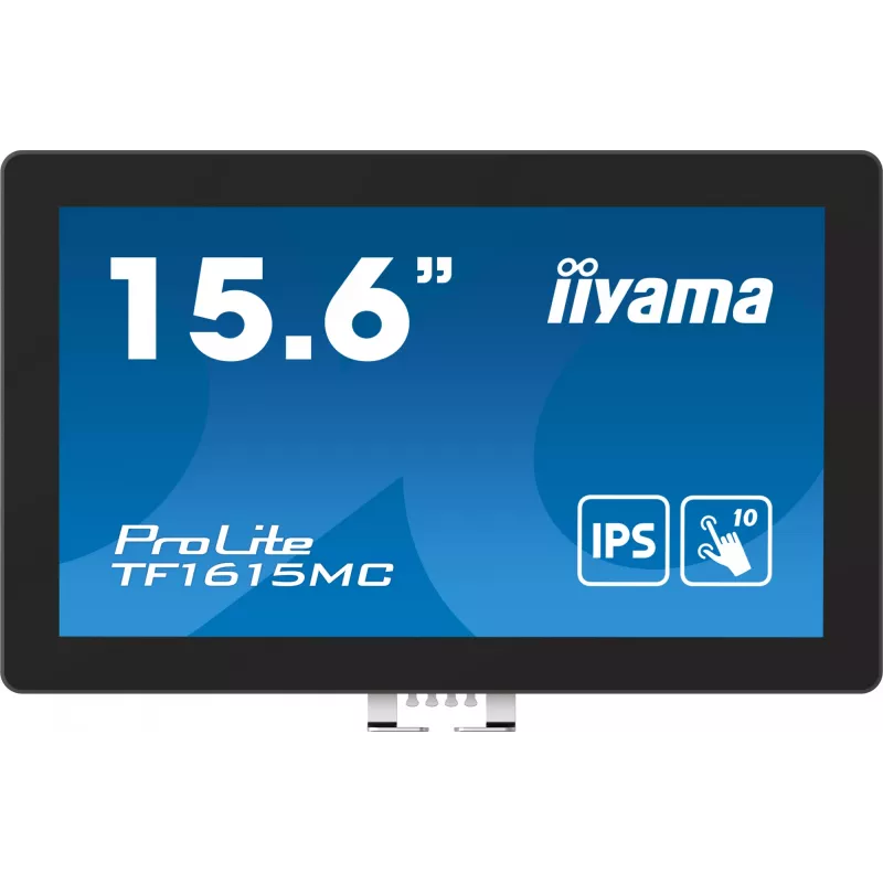 iiyama ProLite TF1615MC-B1 monitor 39,6 cm (15,6 col.) Full HD 1920x1080 liečiamasis ekranas juodas