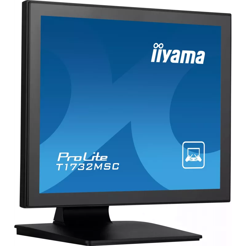 iiyama ProLite monitor 43,2 cm (17 colių) 1280 x 1024 pikselių LED liečiamasis stalas juodas