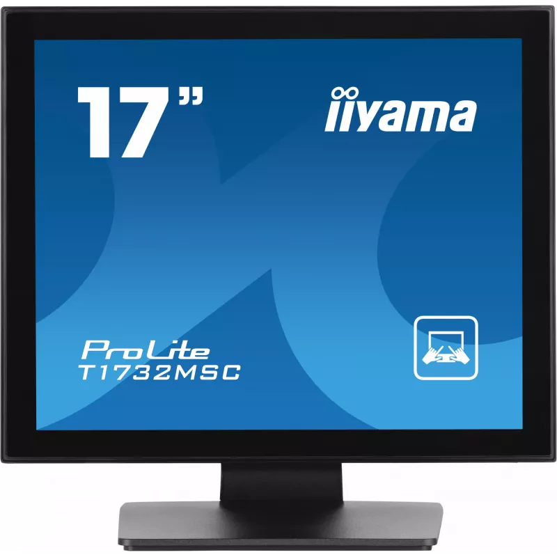 iiyama ProLite monitor 43,2 cm (17 colių) 1280 x 1024 pikselių LED liečiamasis stalas juodas