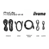 iiyama ProLite monitor 43,2 cm (17 colių) 1280 x 1024 pikselių LED liečiamasis stalas juodas