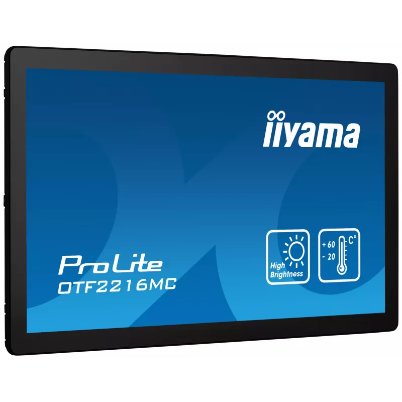 Monitorius iiyama OTF2216MC-B1 54,6 cm (21,5 colio) 1920 x 1080 pikselių Full HD LCD jutiklinis ekranas juodas