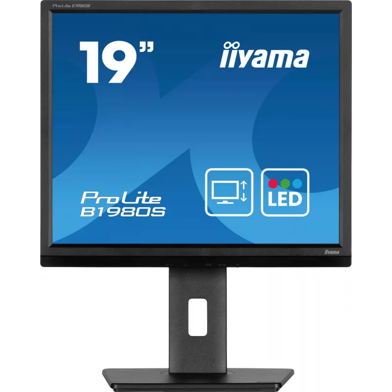 iiyama ProLite B1980S-B1 monitorius 48,3 cm (19 colių) 1280 x 1024 pikseliai VGA LED juodas