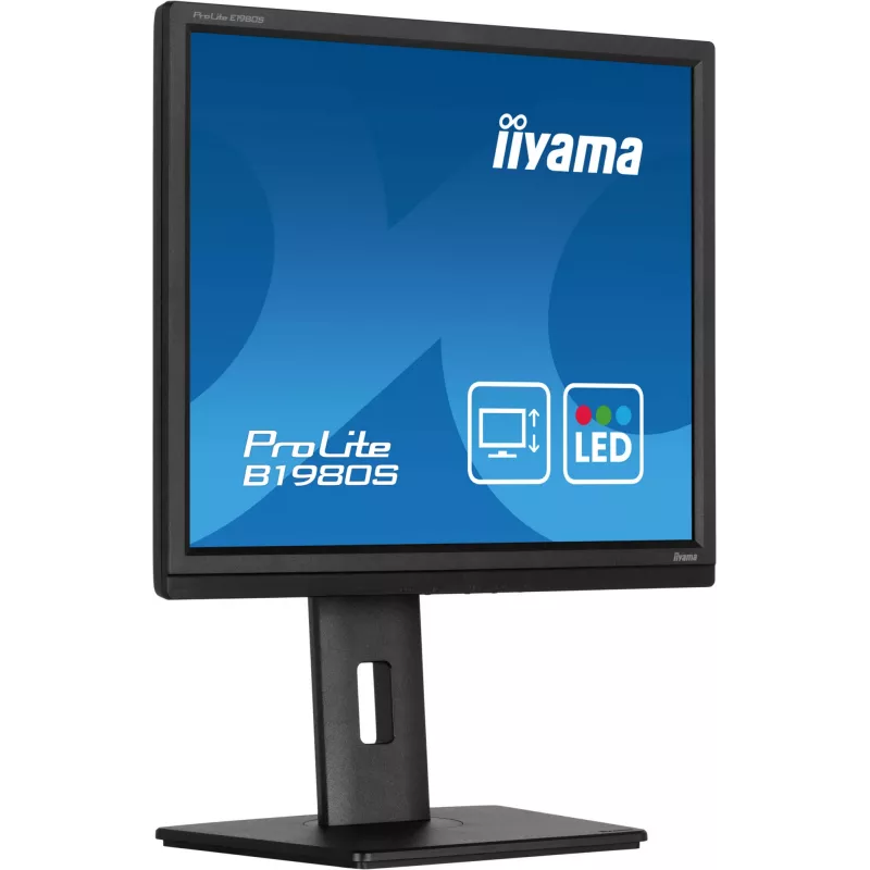 iiyama ProLite B1980S-B1 monitorius 48,3 cm (19 colių) 1280 x 1024 pikseliai VGA LED juodas