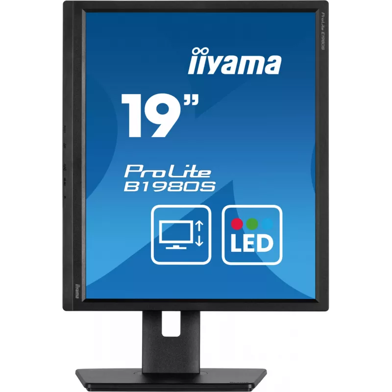 iiyama ProLite B1980S-B1 monitorius 48,3 cm (19 colių) 1280 x 1024 pikseliai VGA LED juodas