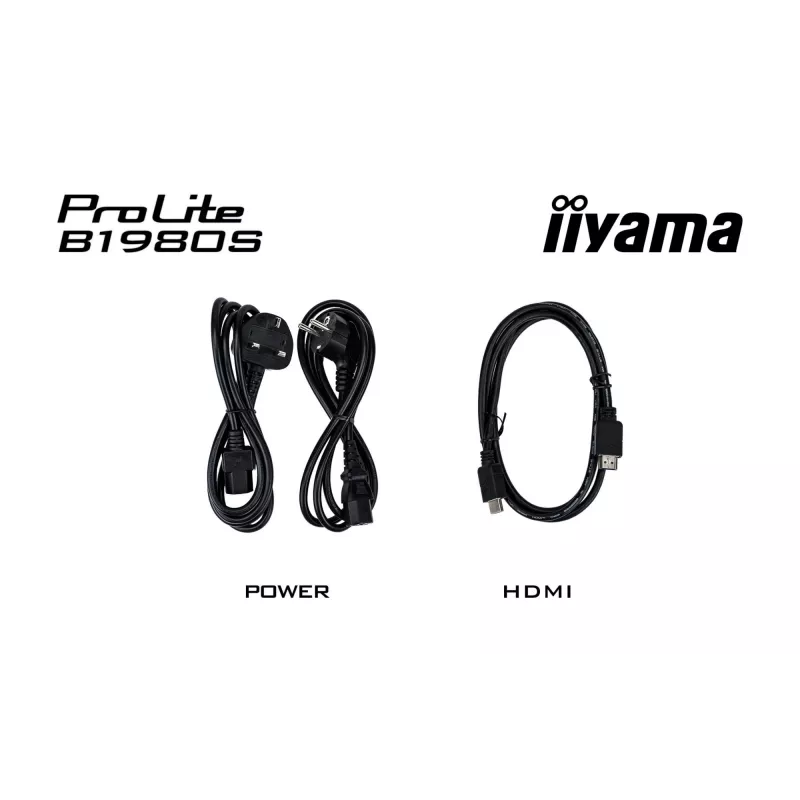 iiyama ProLite B1980S-B1 monitorius 48,3 cm (19 colių) 1280 x 1024 pikseliai VGA LED juodas