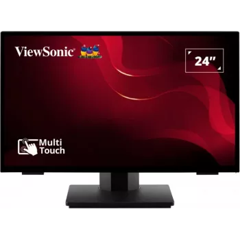 Viewsonic TD2465 interaktyvus plokščiasis ekranas 61 cm (24 colių) LED 250 cd/m² Full HD juodas su liečiamuoju ekranu