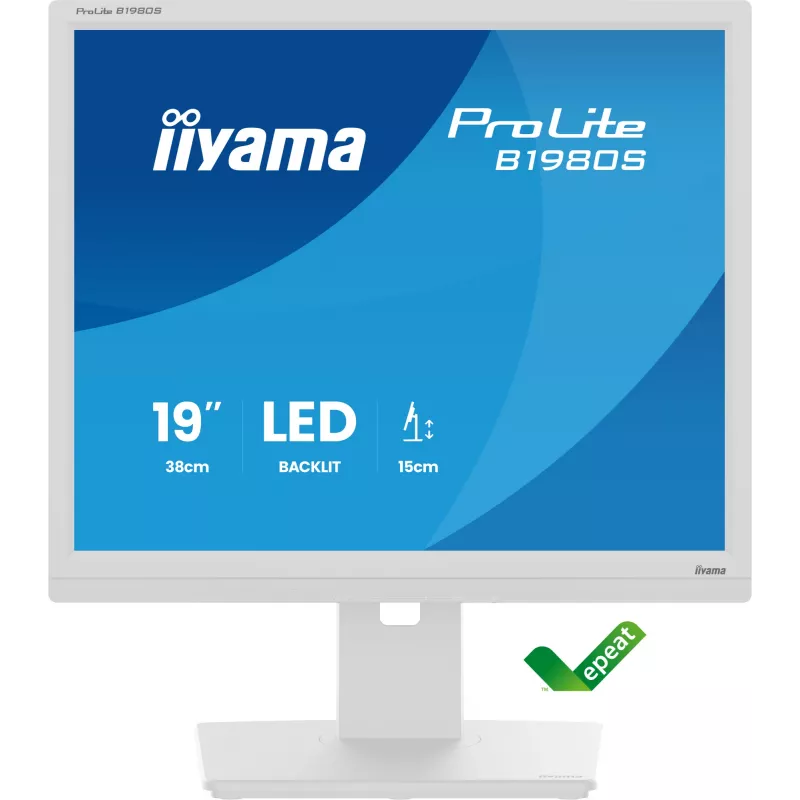 Monitorius iiyama ProLite B1980S-W1 48,3 cm (19 colių) 1280x1024 SVGA LED baltas
