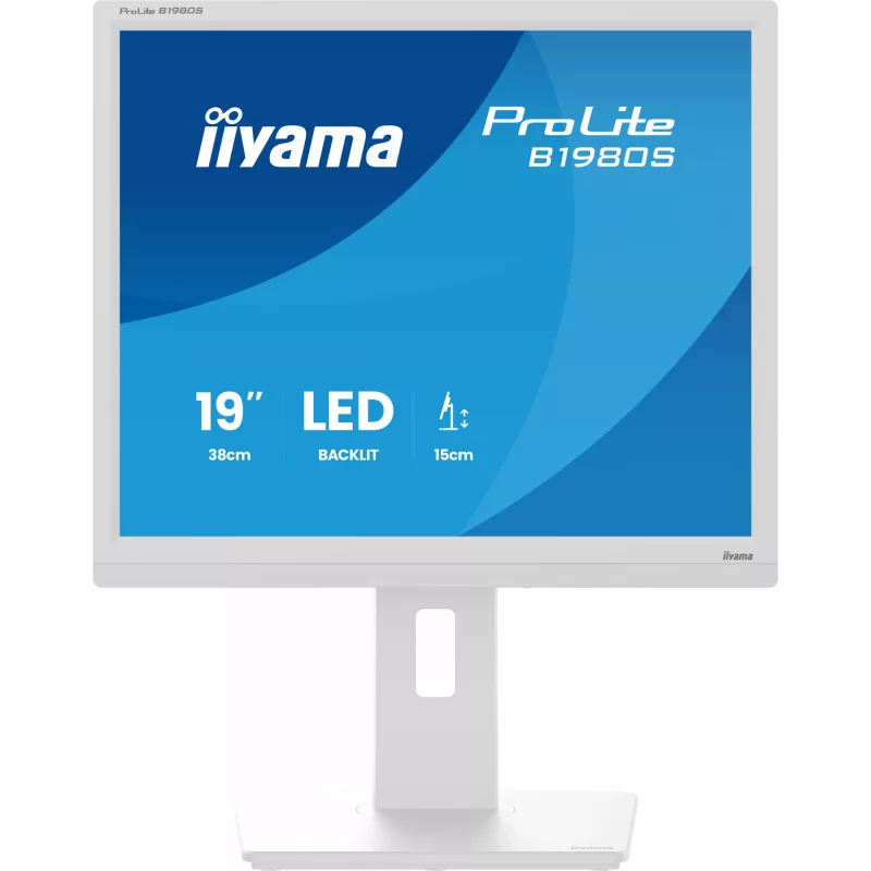 Monitorius iiyama ProLite B1980S-W1 48,3 cm (19 colių) 1280x1024 SVGA LED baltas