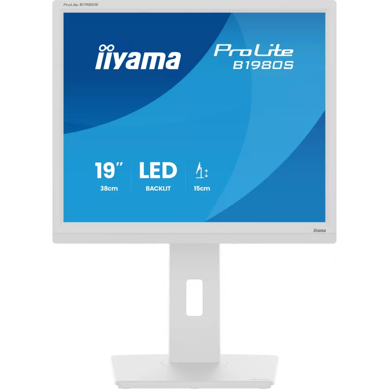 Monitorius iiyama ProLite B1980S-W1 48,3 cm (19 colių) 1280x1024 SVGA LED baltas