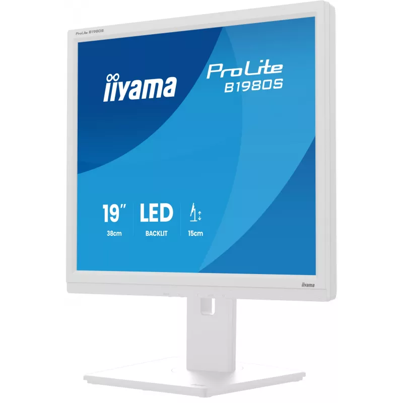Monitorius iiyama ProLite B1980S-W1 48,3 cm (19 colių) 1280x1024 SVGA LED baltas