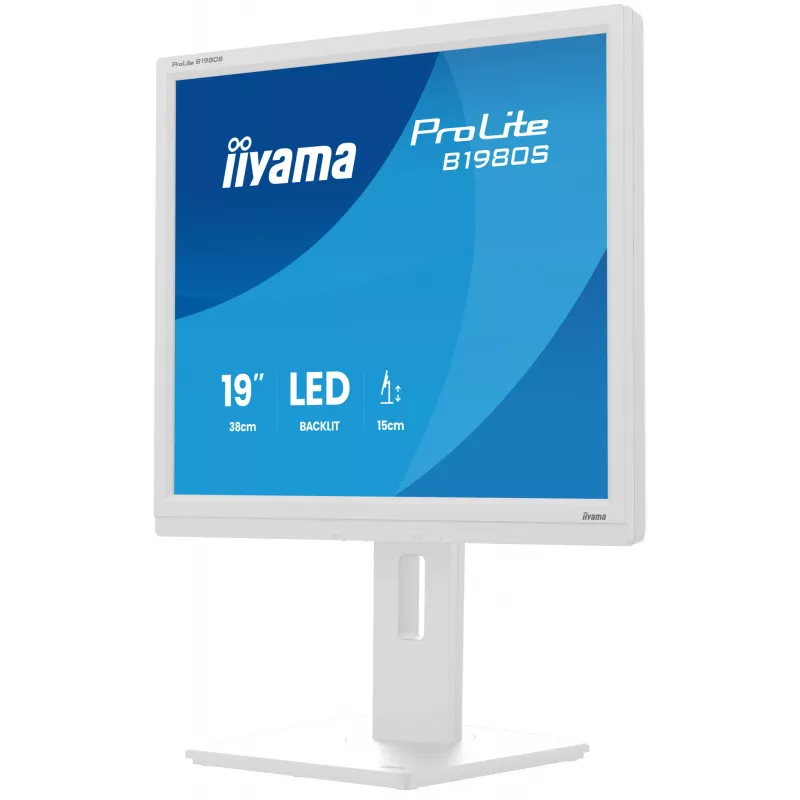 Monitorius iiyama ProLite B1980S-W1 48,3 cm (19 colių) 1280x1024 SVGA LED baltas
