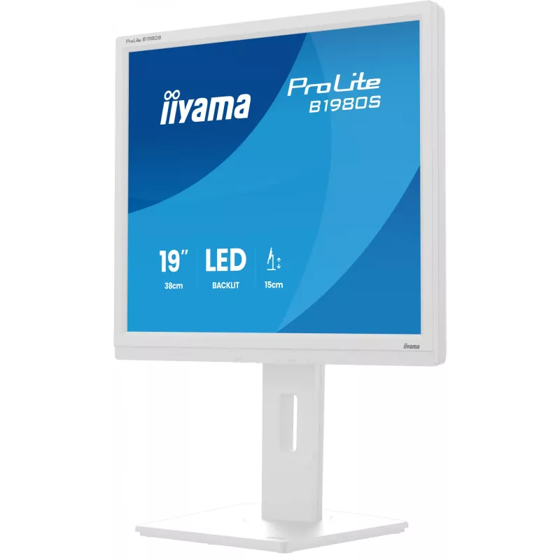Monitorius iiyama ProLite B1980S-W1 48,3 cm (19 colių) 1280x1024 SVGA LED baltas