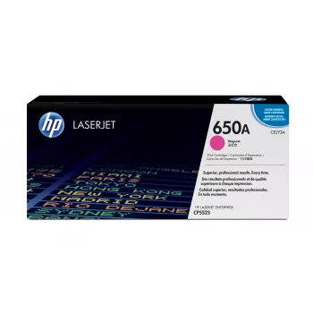 HP 650A Original LaserJet tonerio kasetė, purpurinė, 15000 puslapių, 1 vnt.