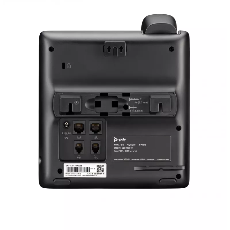Maitinimo adapteris IP telefonui POLY Edge B10/20/30 5V/1A su laidiniu rageliu