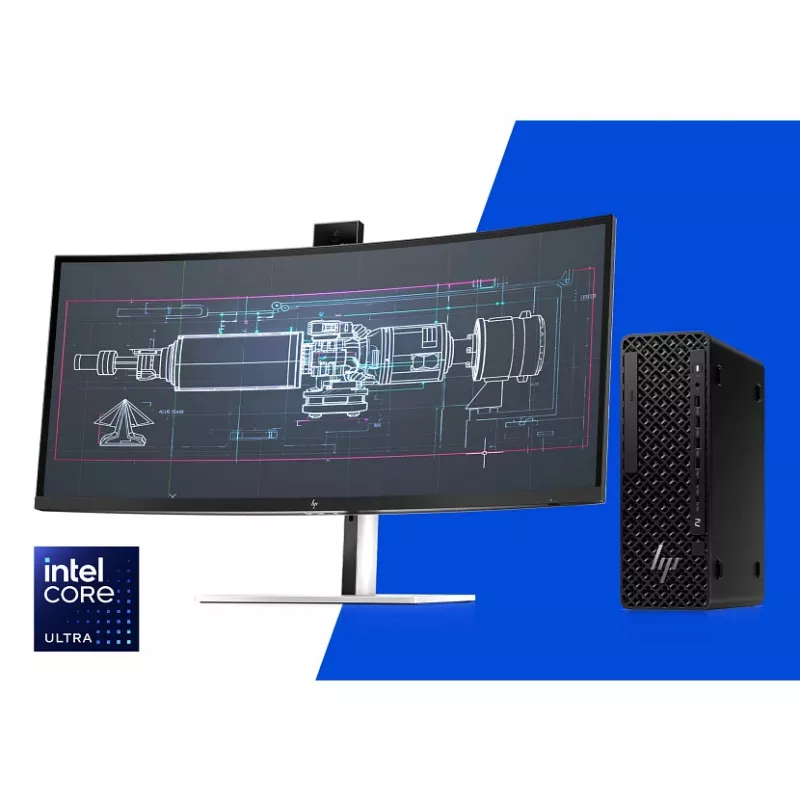 HP Z2 SFF G1i darbo stotis su Intel Core Ultra 7 265K, 32 GB DDR5, NVIDIA RTX A400, Windows 11 Pro
