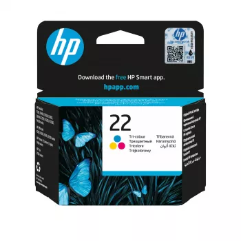 Rašalo kasetė HP C9352AE Color No.22 5 ml
