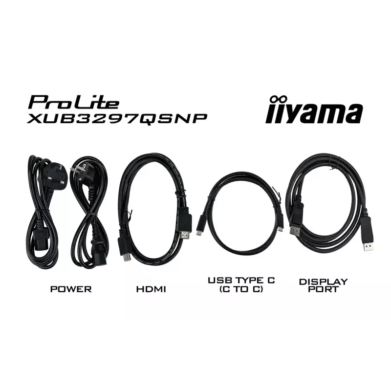 Monitorius iiyama ProLite XUB3297QSNP-B1 81,3 cm (32 coliai) 2560 x 1440 pikselių Quad HD LED juodas