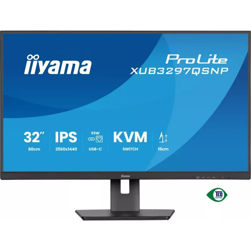 Monitorius iiyama ProLite XUB3297QSNP-B1 81,3 cm (32 coliai) 2560 x 1440 pikselių Quad HD LED juodas