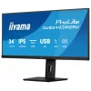 Monitorius IIYAMA ProLite XUB3493WQSU-B6 34 colių 3440×1440 UltraWide QHD IPS LED, 1 ms, USB 3.2 stotelė, garsiakalbiai, VESA, aukščio reguliavimas