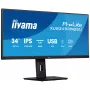 Monitorius IIYAMA ProLite XUB3493WQSU-B6 34 colių 3440×1440 UltraWide QHD IPS LED, 1 ms, USB 3.2 stotelė, garsiakalbiai, VESA, aukščio reguliavimas