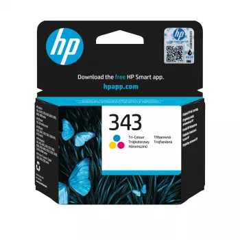 HP 343 originali trijų spalvų kasetė