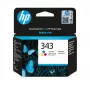 HP 343 originali trijų spalvų kasetė