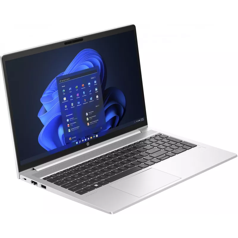 HP ProBook 450 G10 nešiojamas kompiuteris 15,6 colių, Intel Core i7-1355U, 16 GB RAM, 512 GB SSD, Windows 11 Pro, sidabrinis