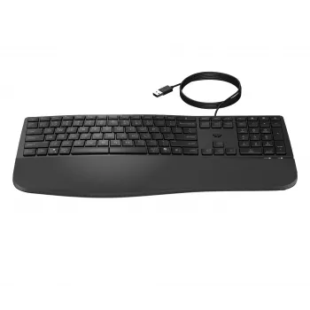 HP 485 Comfort Wired Klaviatūra Pilno Dydžio USB Membraninė su Delno Atrama
