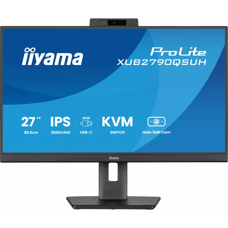 Monitorius iiyama ProLite XUB2790QSUH-B2 27 colių QHD LED juodas