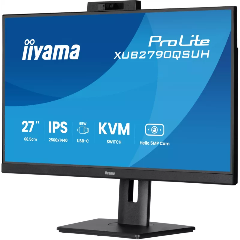 Monitorius iiyama ProLite XUB2790QSUH-B2 27 colių QHD LED juodas