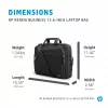 HP Renew Business 15.6 colio nešiojamojo kompiuterio krepšys, 39,6 cm (15,6 colio), 610 g