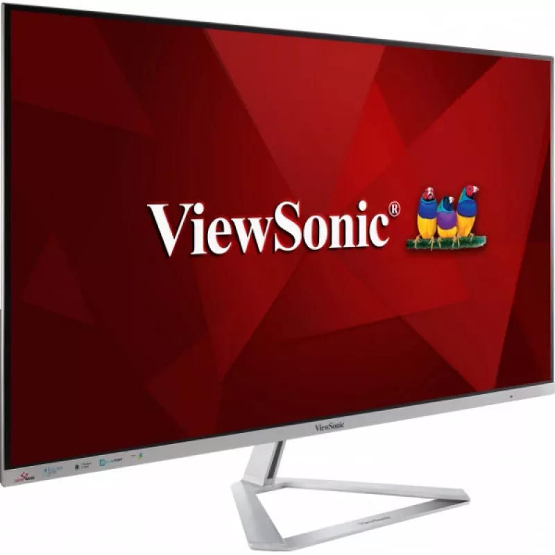 Monitorius ViewSonic VX3276-MHD-3 81,3 cm (32 inch) Full HD LED sidabrinis