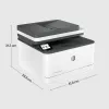 Spausdintuvas HP LaserJet Pro 3002dn pilkai baltas