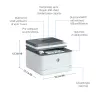 Spausdintuvas HP LaserJet Pro 3002dn pilkai baltas
