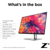 HP Z24q G3 QHD monitorius, 60,5 cm (23,8 colio), 2560 x 1440 pikselių, Quad HD, LCD, 5 ms, sidabrinis