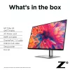 HP Z24q G3 QHD monitorius, 60,5 cm (23,8 colio), 2560 x 1440 pikselių, Quad HD, LCD, 5 ms, sidabrinis