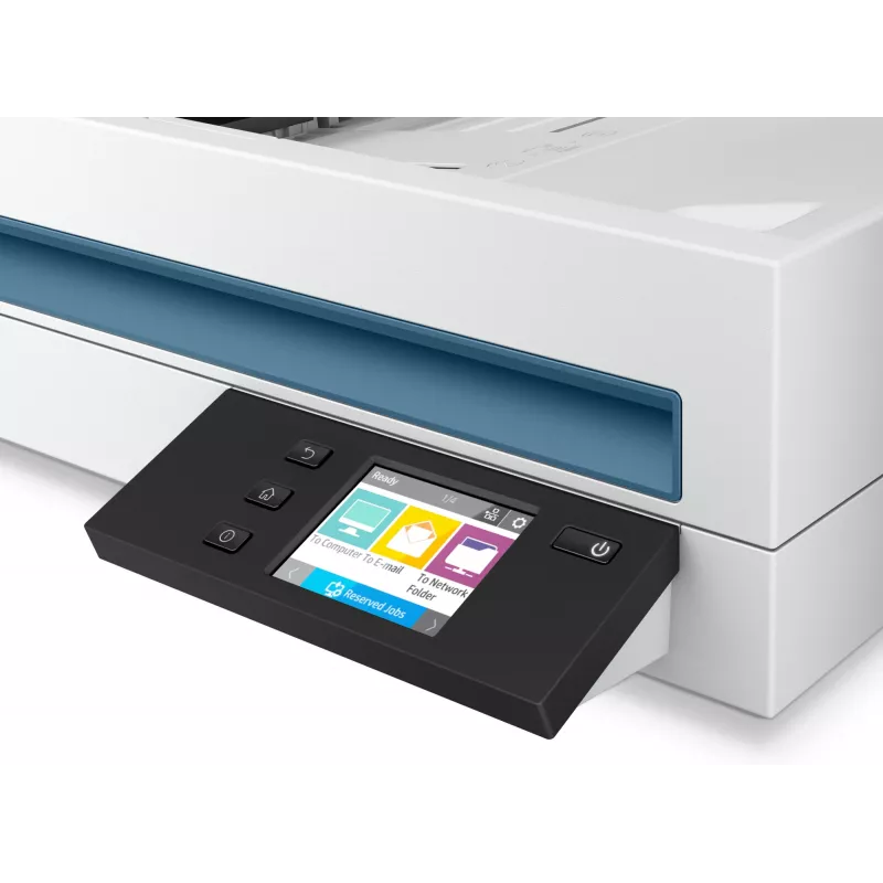 HP Scanjet Pro N4600 fnw1 plokščiasis ir ADF skaitytuvas 1200 x 1200 DPI A5 baltas