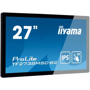 iiyama ProLite TF2738MSC-B2 kompiuterio monitorius 68,6 cm (27 colių) 1920 x 1080 pikselių Full HD LED lietimui jautrus kelių vartotojų juodas