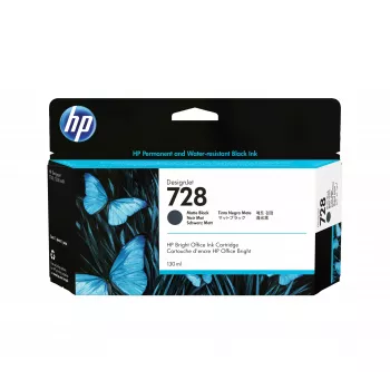 HP 728 130 ml matinė juoda rašalo kasetė DesignJet