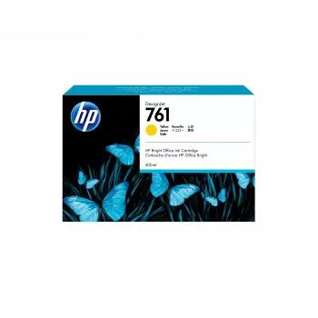 HP 761 400 ml geltona DesignJet rašalo kasetė