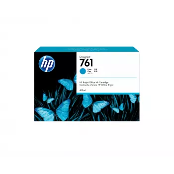 HP 761 400 ml Cyan kasetė DesignJet rašaliniams spausdintuvams