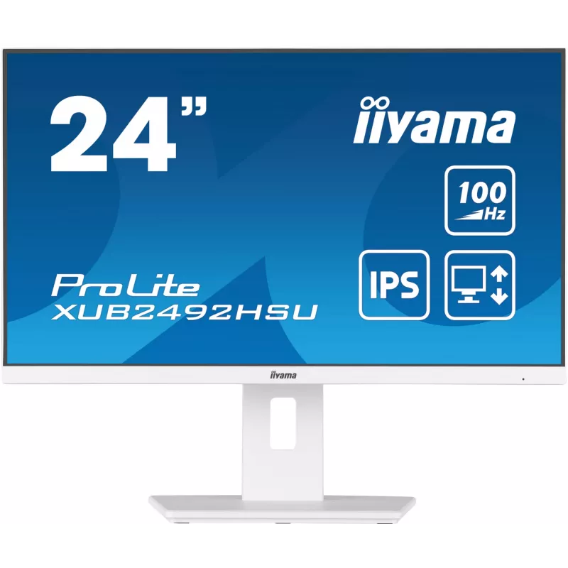 Monitorius iiyama XUB2492HSU-W6 23,8 col. Full HD LED baltas