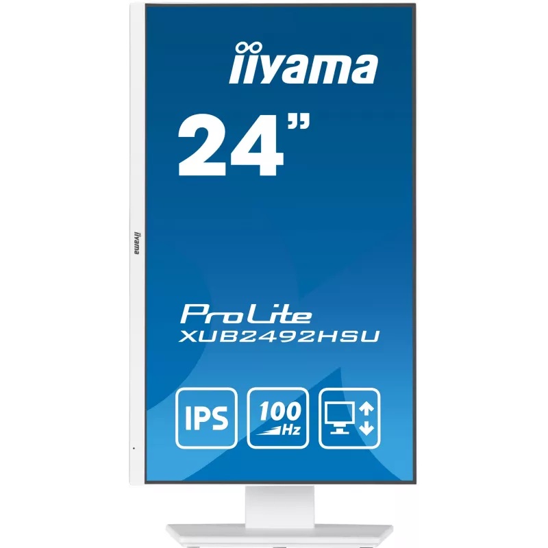 Monitorius iiyama XUB2492HSU-W6 23,8 col. Full HD LED baltas