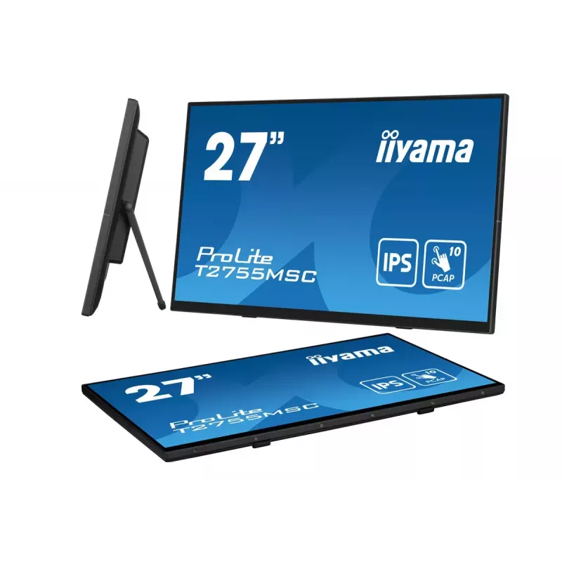Monitorius iiyama ProLite T2755MSC-B1 27 colių Full HD LED liečiamas stalinis juodas